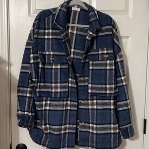 Pink Lily Boutique Shacket, size XL, brand new!